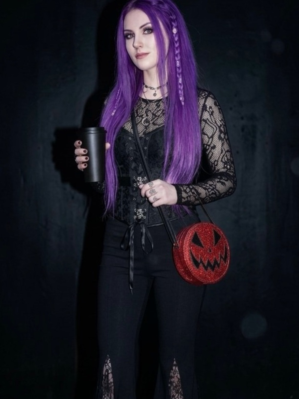 Pumpkin Kult Crossbody Bag
